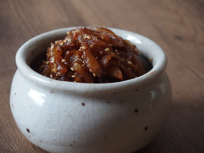 ジンジャーシロップの残った生姜でつくる佃煮 Organic Recipe オーガニックレシピ