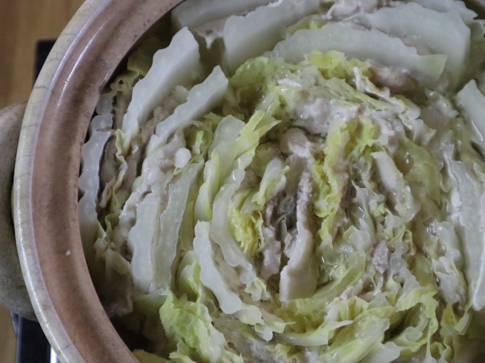 有機白菜のミルフィーユ鍋 Organic Recipe オーガニックレシピ