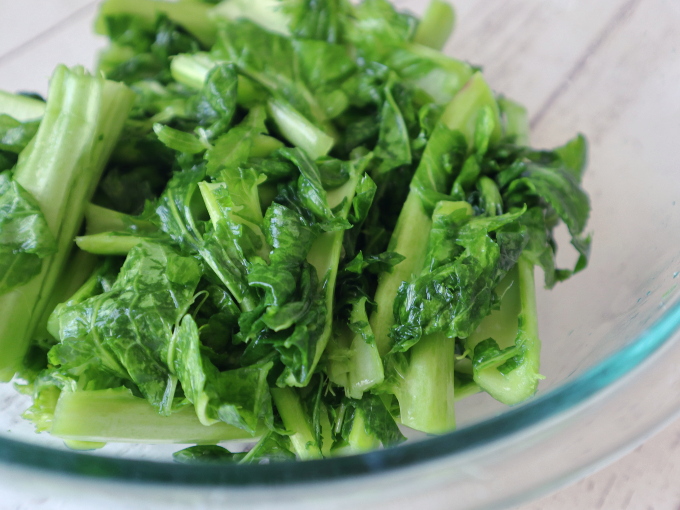 搾菜葉の塩漬 ザーサイ菜の塩漬 Organic Recipe オーガニックレシピ
