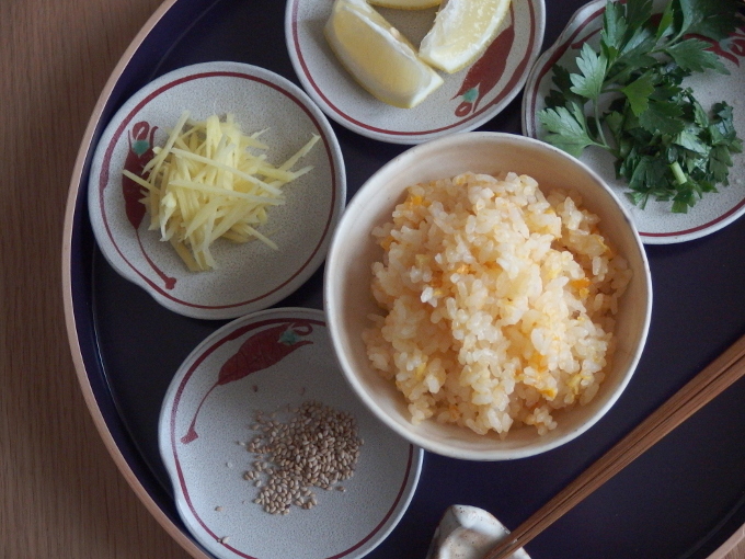 有機みかんの手搾りジュースで炊く みかんご飯 Organic Recipe オーガニックレシピ