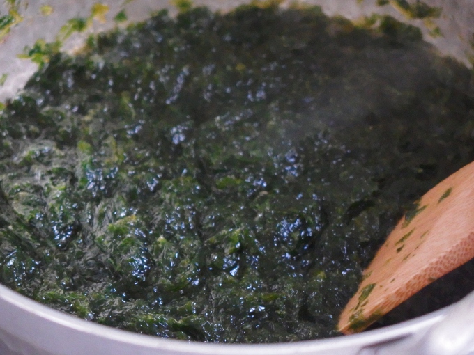 旬の生あおさで海苔の佃煮をつくる Organic Recipe オーガニックレシピ